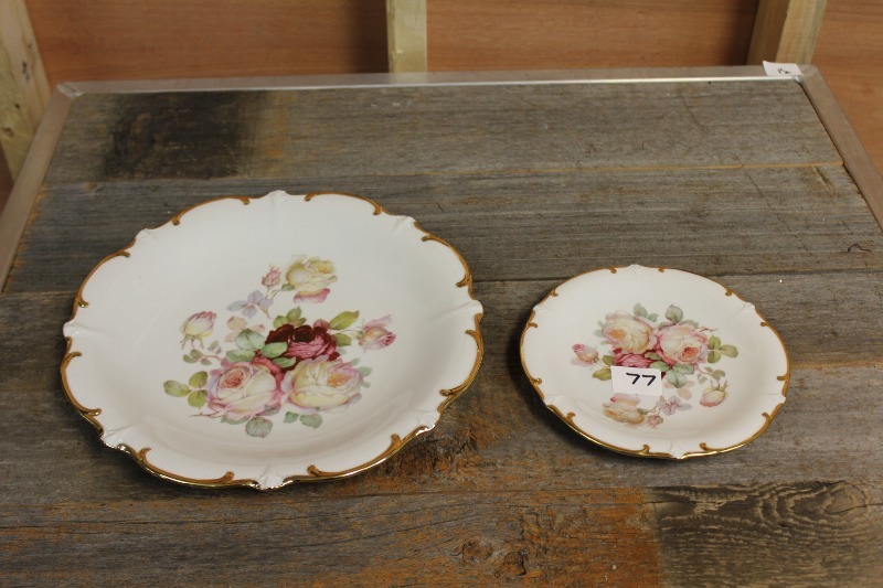 lot 77 image: Antique China Plates