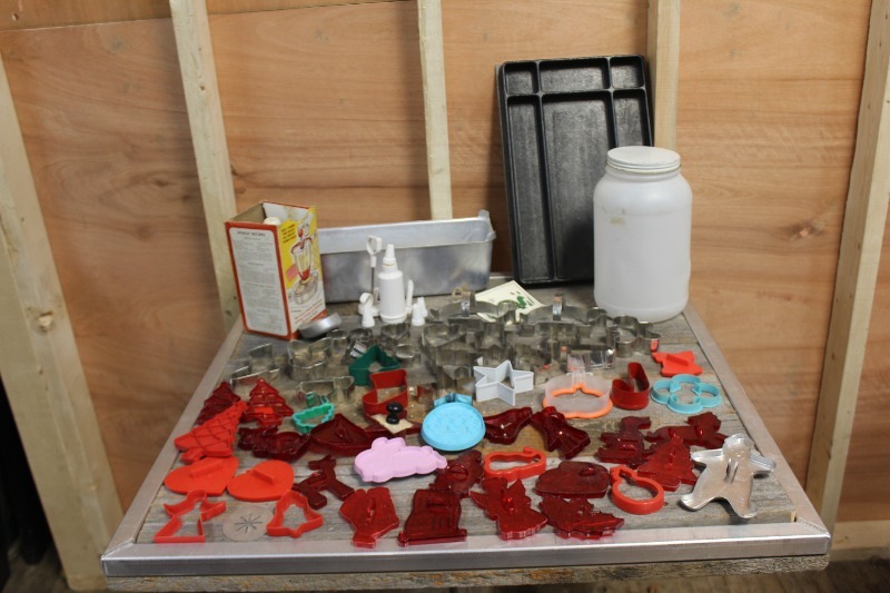 lot 93 image: Mega Lot of Cookie Cutters and Donut Maker