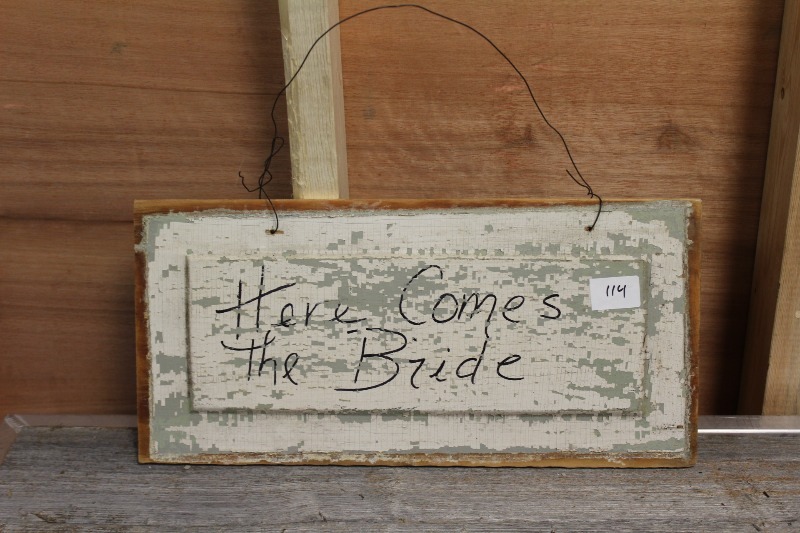 lot 114 image: Hanging Sign