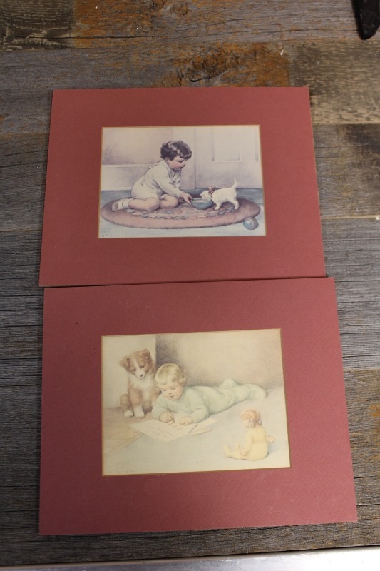 lot 140 image: Pair of Vintage Lithographs