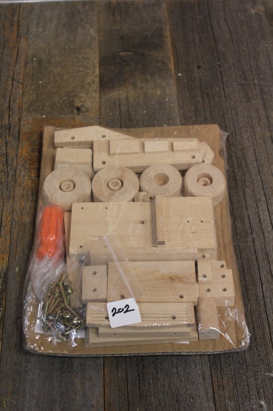 lot 202 image: Wood Toy Truck Kit