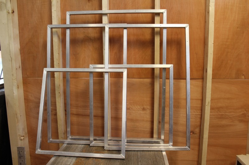 lot 210 image: Lot of Aluminum Frames