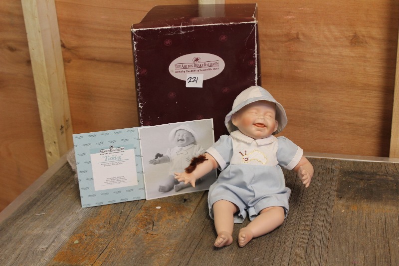 lot 221 image: Poreclin Doll with Papers and Box