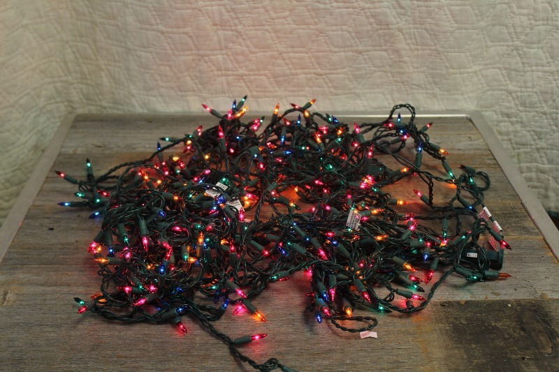 lot 247 image: Lot of 4 Strands Christmas Lights
