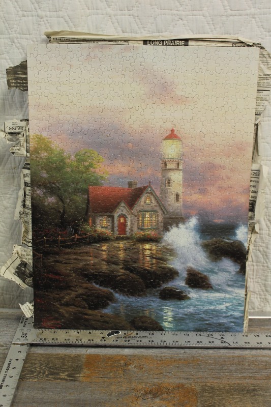 lot 252 image: Large Size Glued Puzzle