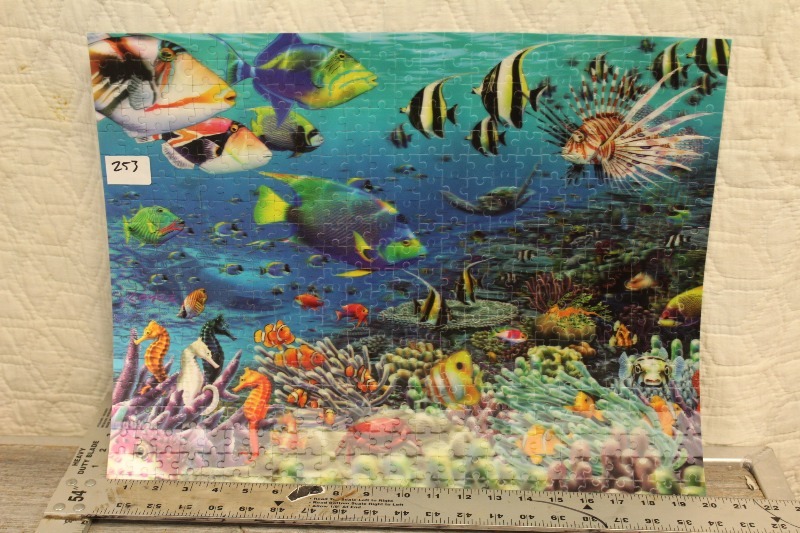 lot 253 image: Large Size Glued Puzzle