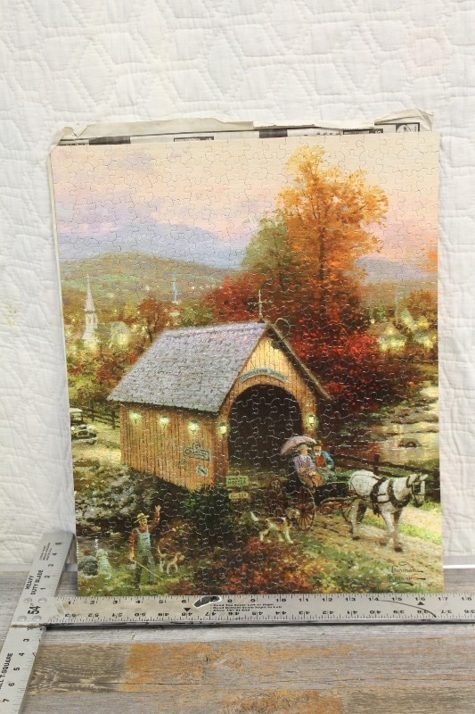 lot 257 image: Large Size Glued Puzzle