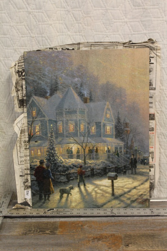 lot 261 image: Large Size Glued Puzzle