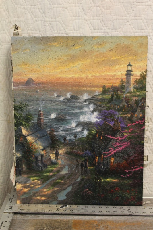 lot 262 image: Large Size Glued Puzzle