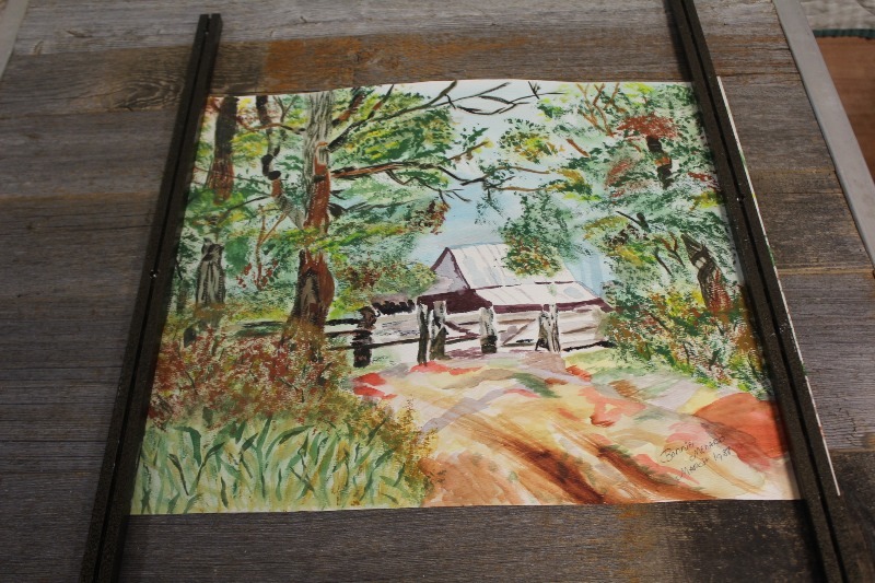 lot 283 image: Signed Watercolor Painting