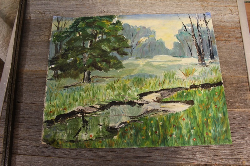 lot 285 image: Signed Oil Painting