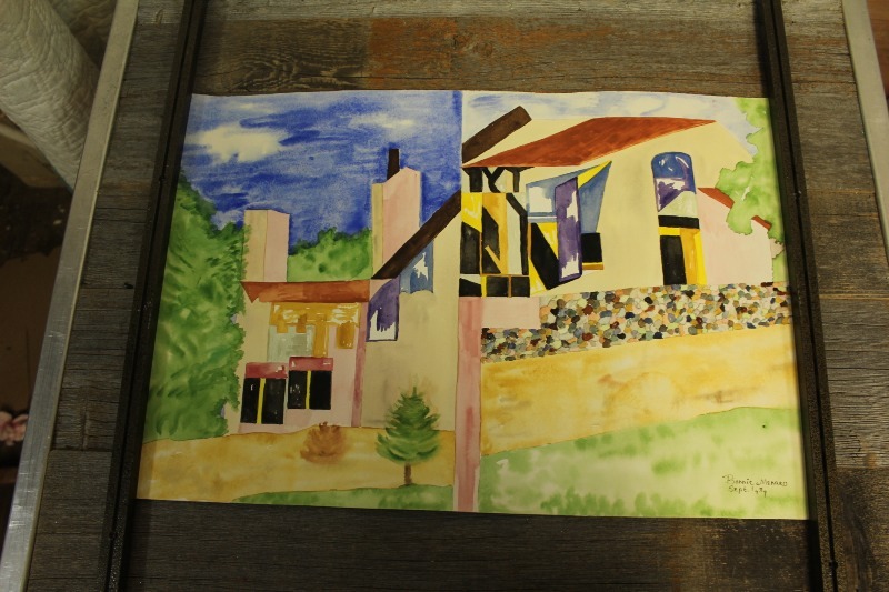 lot 287 image: Signed Watercolor Painting