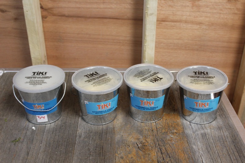 lot 314 image: Lot of 4 Citronella Candles