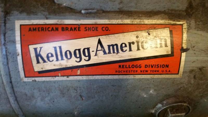 lot 3 image: Kellogg American Air Compressor