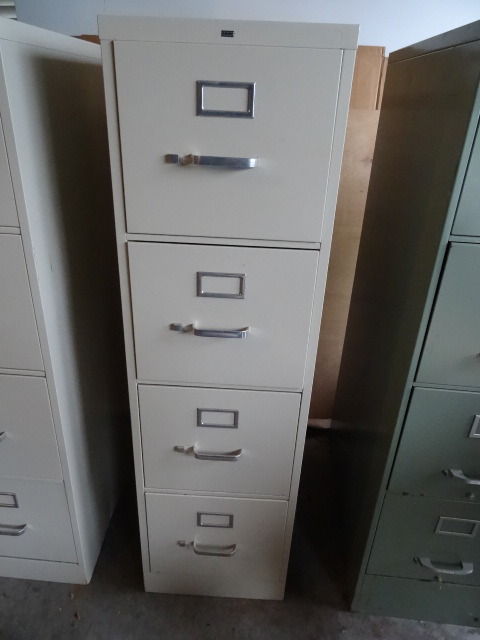 15 metal 4 drawer file cabinet
