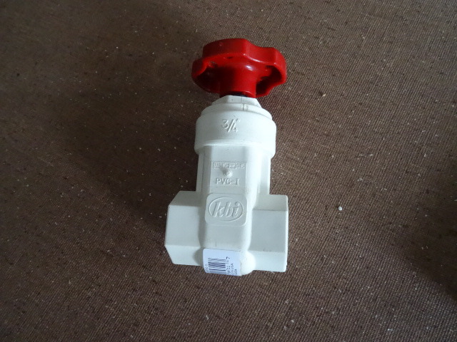 34 PVC gate valve.