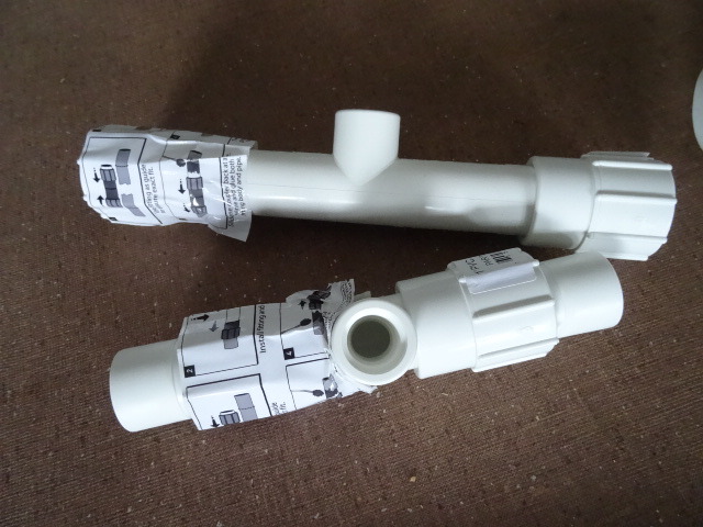 1 PVC quick repair tee