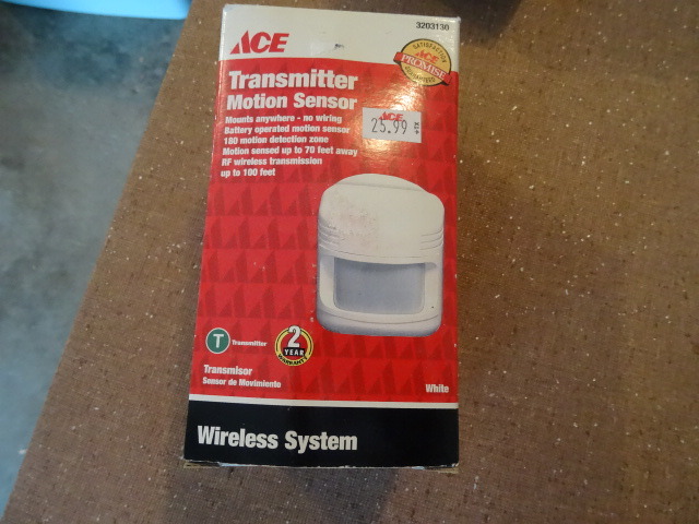Ace transmitter motion sensor