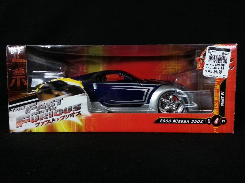 lot 2 image: Joyride 2006 Nissan 350Z The Fast and the Furious Series 1 118 Scale - RARE