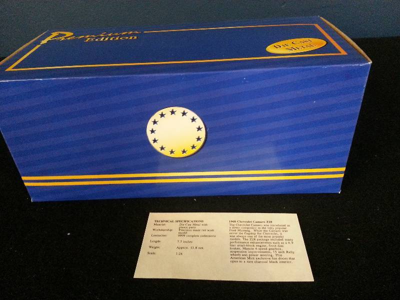 lot 29 image: 1968 Chevy Camaro Z28 124 MIB Unopened