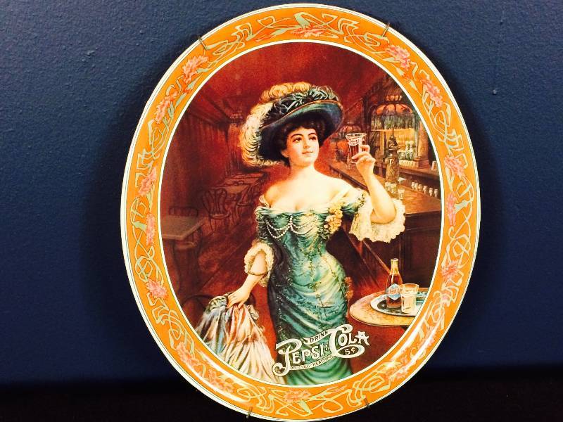 lot 41 image: Collectible Advertising Sign Pepsi-Cola