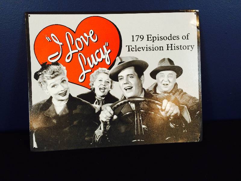 lot 49 image: Collectible Advertising Sign I Love Lucy