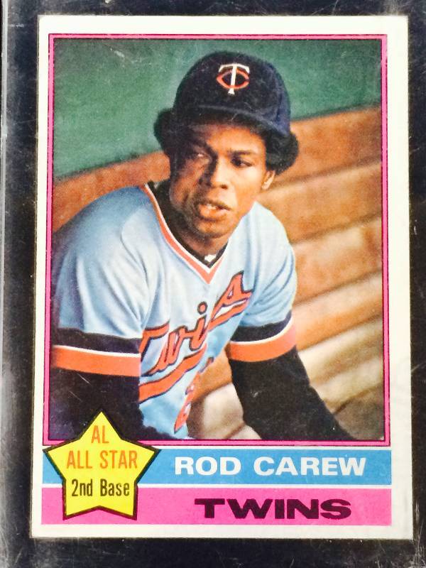 lot 53 image: 1976 Topps Rod Carew Baseball Card