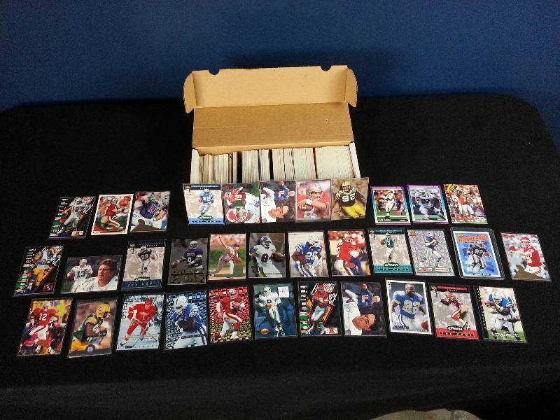 lot 69 image: Set of Football Cards w some Basketball and Hockey