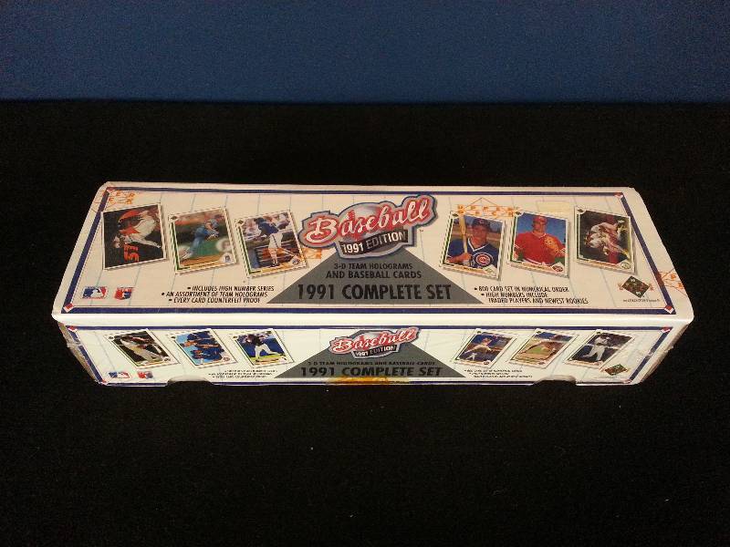 lot 76 image: 1991 Upper Deck Sealed Complete Set