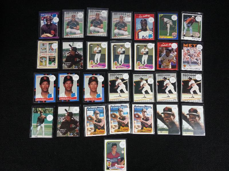 lot 78 image: Alomar, Abbott, Avery Rookie  More