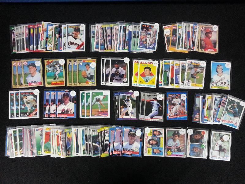 lot 80 image: Clemens, Clark, Canseco, Clark, Carew  More