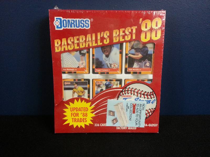 lot 125 image: 1988 Donruss Sealed Baseball Card Set