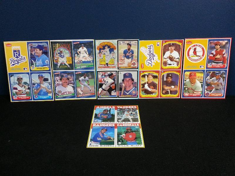 lot 126 image: Vintage Uncut Baseball Card Sheets
