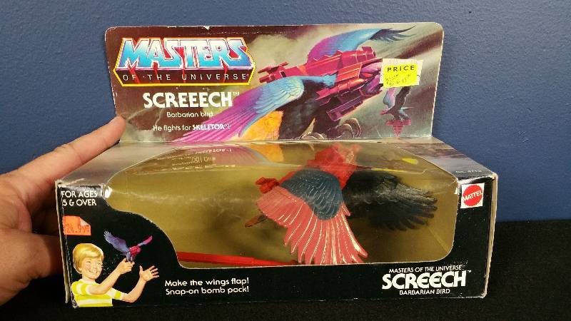 lot 156 image: 1982 He-Man Screech NIB