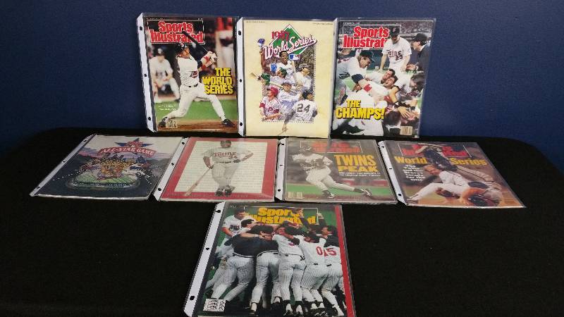 lot 164 image: 1987 Twins World Series Program  Twins World Series Memorabilia