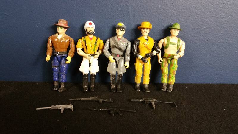lot 212 image: 1985 Lanard The Corps 4 Inch Action Figures