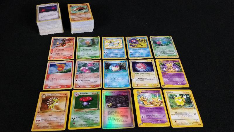 lot 221 image: 1990s Pokemon Cards