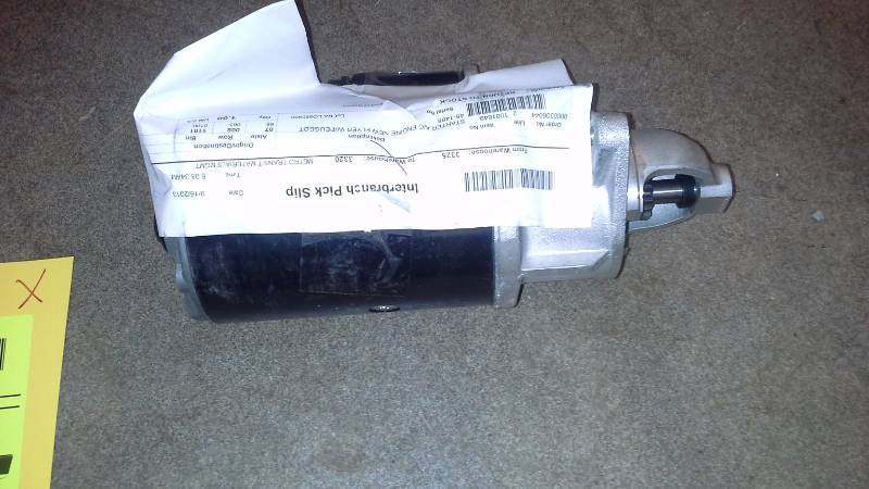 (1) STARTER AC ENGINE NEW FLYER WPEUGEOT 45-1488