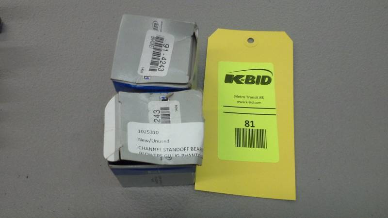 (2) CHANNEL STANDOFF BEARING PLATE EVAPORATOR BLOWERS GILLIG PHANTOM