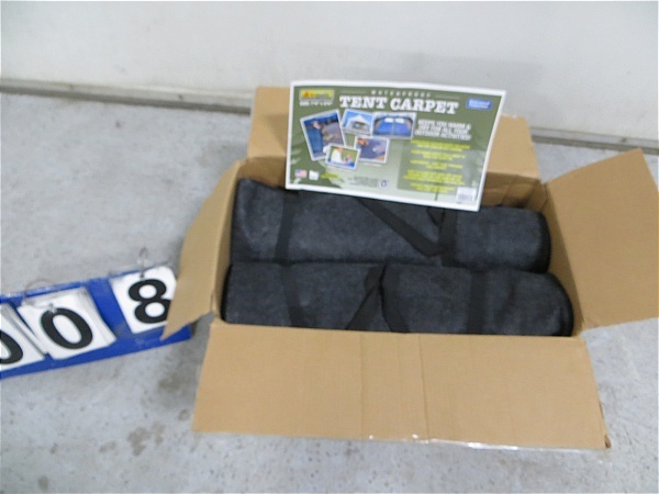 lot 8 image: New Waterproof Tent Carpet