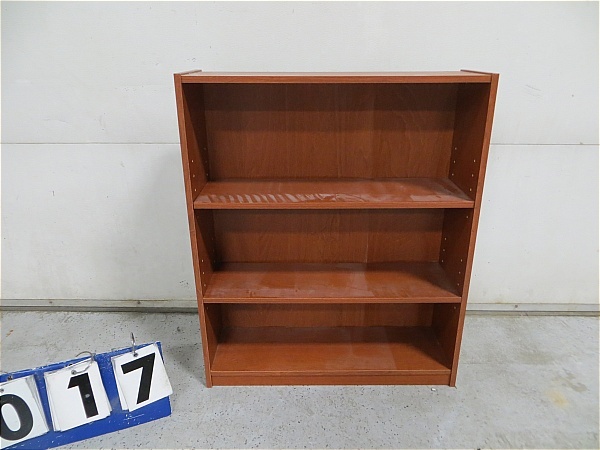lot 17 image: Cherry color shelf