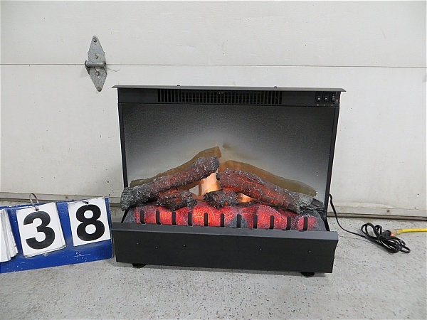 lot 38 image: 23 Deluxe Electric Fireplace