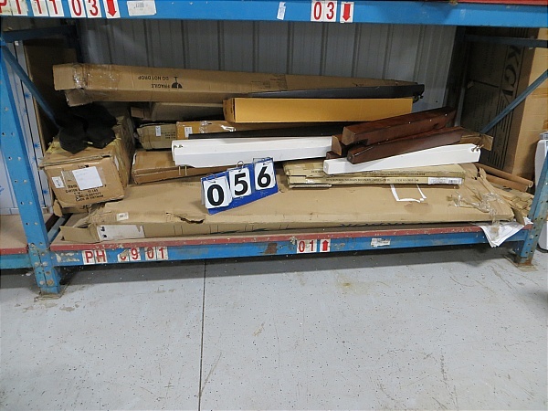 lot 56 image: Lot of Wood Bed and table parts