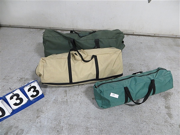 lot 33 image: Lot of 3 tents