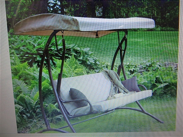 lot 74 image: Coral Coast Long Bay 3 Person Canopy Swing