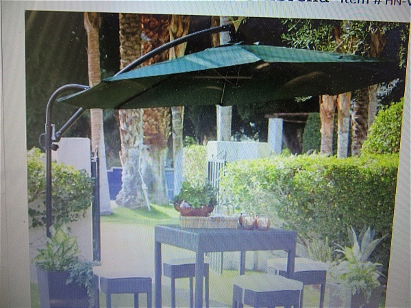 lot 78 image: Coral Coast 9 ft. Cantilever Umbrella