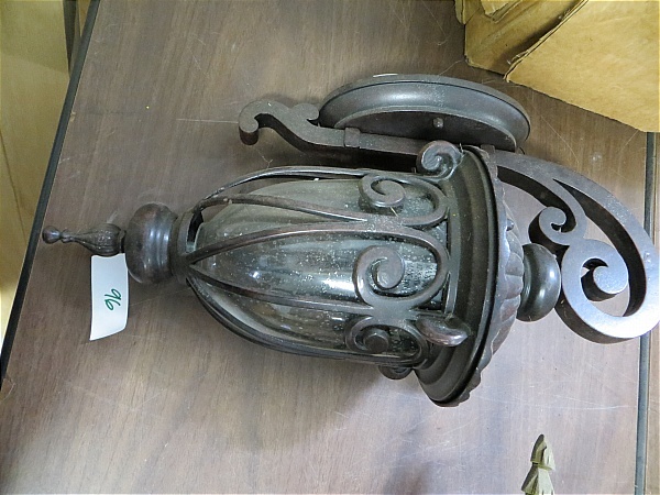 lot 96 image: Outdoor Light Fixture