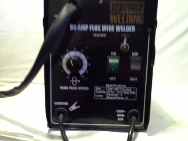 lot 6 image: 90 Amp-AC, 120 Volt, Flux Cored Welder