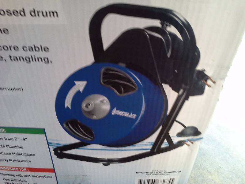 lot 57 image: 50 Ft. Compact Electric Drain Cleaner