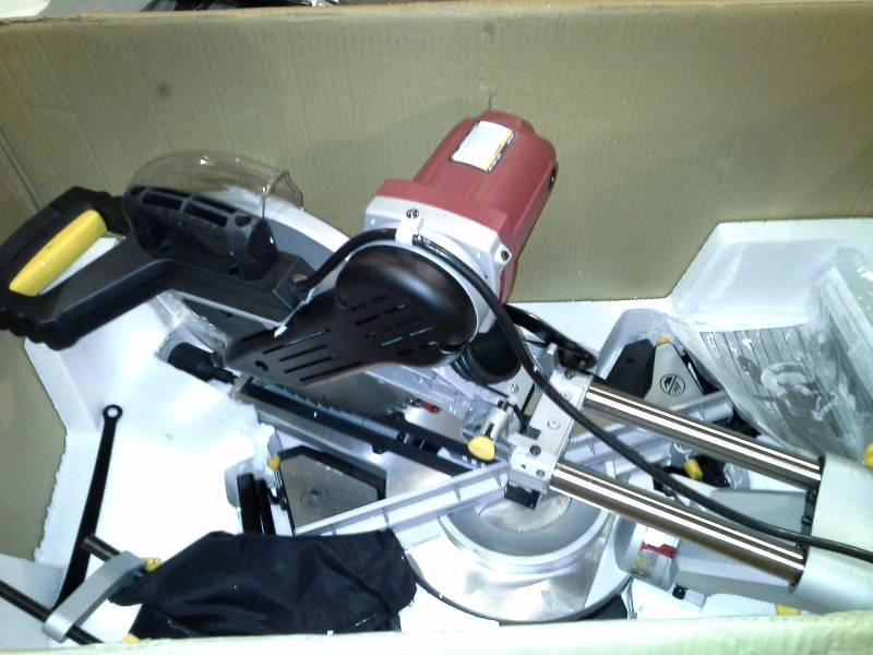 lot 14 image: 12 in. Double-Bevel Sliding Compound Miter Saw With Laser Guide System